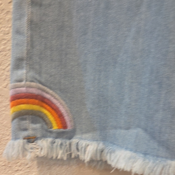 Stella McCartney Light Blue Kids Denim Shorts - Picture 5 of 12